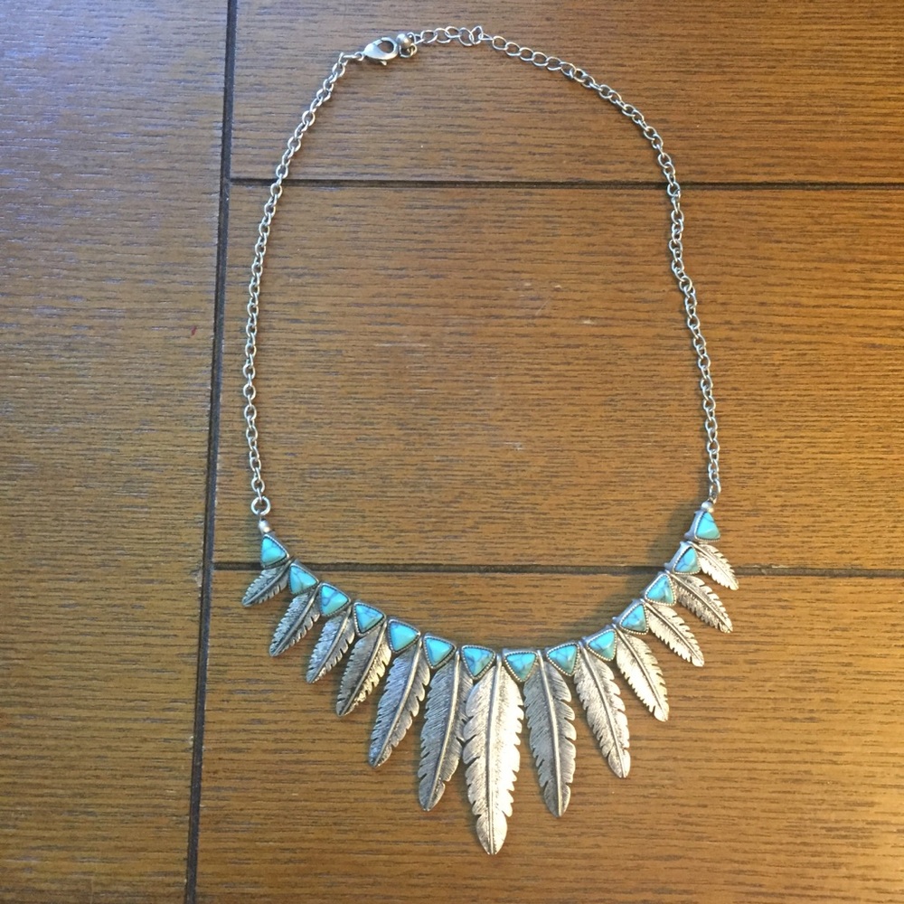 Silver and Turquoise Necklace